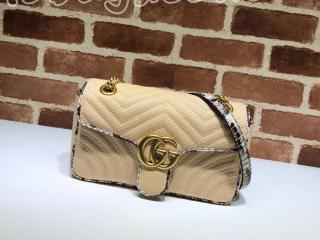 443497 GZ6AT 9566 グッチ バッグ コピー GUCCI GG Marmont 〔GGマーモント〕ラフィア スモール ショルダーバッグ ベージュ ラフィア