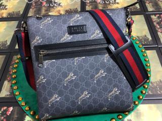 474137 G0KAN 8992 グッチ バッグ コピー GUCCI GG Supreme GGスプリーム タイガー メッセンジャーバッグ メンズ ショルダーバッグ