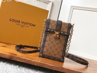 M67873 ルイヴィトン モノグラム・リバース 財布 コピー 「LOUIS VUITTON」 ポシェット・トランク ヴェルティカル レディース 財布