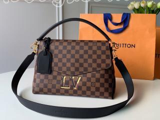 N40177 ルイヴィトン ダミエ・エベヌ バッグ スーパーコピー 「LOUIS VUITTON」 ボブール ハンドバッグ レディース ショルダーバッグ 2色可選択 ノワール