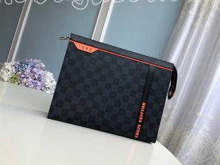 N60241 ルイヴィトン ダミエ・コバルト バッグ スーパーコピー 「LOUIS VUITTON」 ポシェット・ヴォワヤージュ メンズ クラッチバッグ