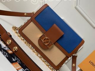 M55071 ルイヴィトン バッグ スーパーコピー 「LOUIS VUITTON」 ドーフィーヌ MM レディース ショルダーバッグ 3色可選択 Bleu / Beige