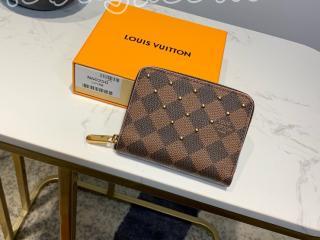 N60250 ルイヴィトン ダミエ・エベヌ 財布 スーパーコピー 「LOUIS VUITTON」 ジッピー・コインパース レディース ラウンドファスナー財布