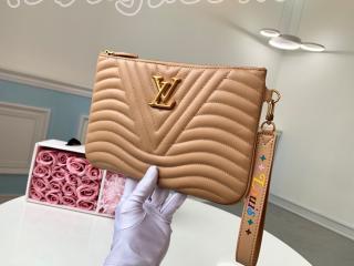 M68478 ルイヴィトン バッグ コピー 「LOUIS VUITTON」 ポシェットジップ レディース クラッチバッグ 3色可選択 Noisette