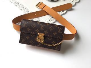 M44667 ルイヴィトン モノグラム バッグ コピー 「LOUIS VUITTON」 S ロック・ベルトポーチ PM 85CM メンズ ベルトバッグ