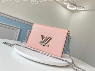 M68559 ルイヴィトン エピ 財布 スーパーコピー 「LOUIS VUITTON」 ポルトフォイユ・ツイスト ベルト レディース 二つ折り財布 2色可選択 ローズバレリーヌ