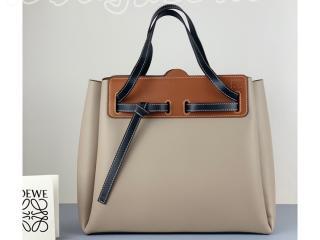 329.53.Z23-2 ロエベ バッグ コピー LOEWE Lazo Shopper khaki green/natural ハンドバッグ レディース ショルダーバッグ 2色可選択