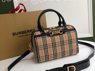 80075111 バーバリー バッグ スーパーコピー BURBERRY 1983 チェックリンク ボウリング バッグ レディース ショルダーバッグ