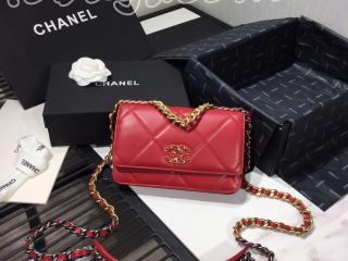 AP0957 B01564 CH562 シャネル バッグ スーパーコピー CHANEL 19 チェーンウォレット ゴートスキン レディース ショルダーバッグ 5色可選択