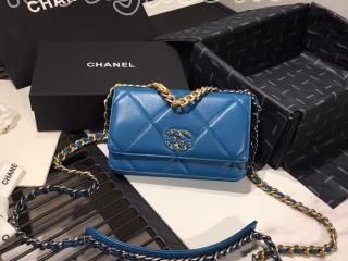 【AP0957 B01564 CH563】 CHANEL シャネル バッグ コピー CHANEL 19 チェーンウォレット ゴートスキン レディース ショルダーバッグ 5色可選択