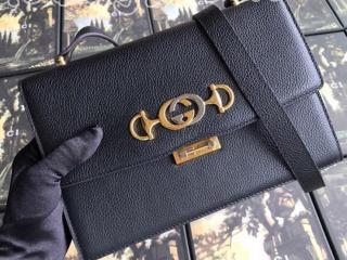 ‎576388 1B90X 1000 GUCCI グッチ バッグ スーパーコピー 〔グッチ ズゥミ〕スモール レディース ショルダーバッグ 4色可選択 ブラック グレインレザー