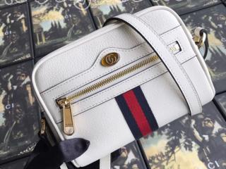 517350 DJ2DG 8454 グッチ バッグ コピー GUCCI 〔オフィディア〕ミニバッグ レディース ショルダーバッグ 2色可選択 ホワイト レザー