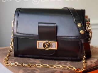 M55821 ルイヴィトン バッグ コピー 「LOUIS VUITTON」 ドーフィーヌ MM レディース ショルダーバッグ 3色可選択 ノワール