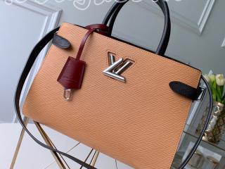 M51846 ルイヴィトン エピ バッグ コピー 「LOUIS VUITTON」 ツイスト・トート レディース ショルダーバッグ 7色可選択 キャメル