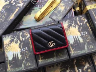 573811 0OLFX 8277 グッチ 財布 スーパーコピー GUCCI 〔GGマーモント〕カードケース（コイン＆紙幣入れ付き） レディース 二つ折り財布