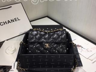 AS1202 B01474 94305 シャネル バッグ スーパーコピー CHANEL ラムスキン & コスチューム パール フラップ バッグ レディース ショルダーバッグ 5色可選択