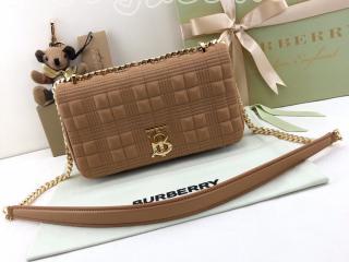 80208481 バーバリー バッグ スーパーコピー BURBERRY スモール キルティング ラムスキン ローラバッグ レディース ショルダーバッグ 3色可選択 キャメル