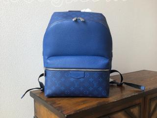 M30229 ルイヴィトン タイガ バッグ コピー 「LOUIS VUITTON」  ディスカバリー・バックパック モノグラム･エクリプス メンズ バックパック コバルト