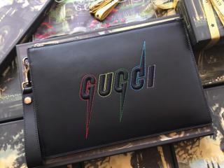 597678 DTDTN 1058 グッチ バッグ スーパーコピー GUCCI グッチブレード刺繍入りポーチ メンズ クラッチバッグ