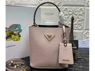 1BA217-1-S プラダ バッグ コピー PRADA Saffiano パニエ スモール サフィアーノレザー レディース ハンドバッグ 6色可選択