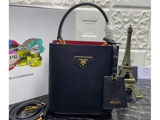 1BA217-5-S プラダ バッグ コピー PRADA Saffiano パニエ スモール サフィアーノレザー レディース ハンドバッグ 6色可選択