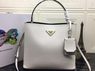 1BA211-5-S プラダ バッグ スーパーコピー PRADA Saffiano  パニエ サフィアーノレザーバッグ ハンドバッグ レディース ショルダーバッグ 6色可選択