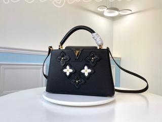 M53850 ルイヴィトン バッグ スーパーコピー 「LOUIS VUITTON」 カプシーヌ PM ハンドバッグ レディース ショルダーバッグ ノワール