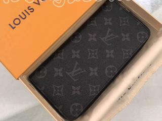 M62295 ルイヴィトン モノグラム･エクリプス 長財布 コピー 「LOUIS VUITTON」 ジッピーウォレット・ヴェルティカル メンズ ラウンドファスナー財布