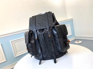 M53285 ルイヴィトン モノグラム・アンプラント バッグ コピー 「LOUIS VUITTON」  クリストファーGMバックパック メンズ バックパック ブラック