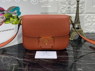 1BD217-1-S プラダ バッグ コピー PRADA Emblème Saffiano  エンブレムサフィアーノレザー レディース ショルダーバッグ 6色可選択