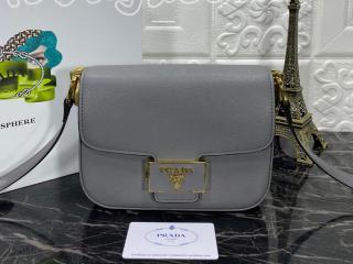 1BD217-2-S プラダ バッグ スーパーコピー PRADA Emblème Saffiano  エンブレムサフィアーノレザー レディース ショルダーバッグ 6色可選択