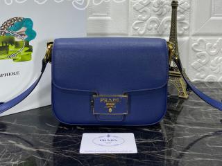 1BD217-5-S プラダ バッグ コピー PRADA Emblème Saffiano  エンブレムサフィアーノレザー レディース ショルダーバッグ 6色可選択