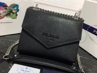 1BD127-1-S プラダ モノクローム バッグ コピー PRADA Monochrome レディース チェーンショルダーバッグ 7色選択可