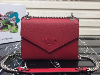 1BD127-3-S プラダ モノクローム バッグ コピー PRADA Monochrome レディース チェーンショルダーバッグ 7色選択可