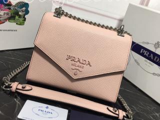 1BD127-5-S プラダ モノクローム バッグ コピー PRADA Monochrome レディース チェーンショルダーバッグ 7色選択可