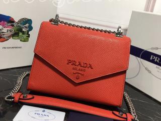 1BD127-6-S プラダ モノクローム バッグ スーパーコピー PRADA Monochrome レディース チェーンショルダーバッグ 7色選択可