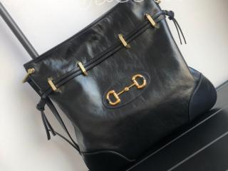 602089 1IV0G 1000 グッチ バッグ スーパーコピー GUCCI 〔グッチ 1955 ホースビット〕 レディース メッセンジャーバッグ ブラック