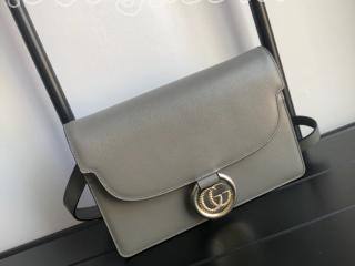 589474 1DB0G 1275 グッチ バッグ スーパーコピー GUCCI スモール レザー レディース ショルダーバッグ 3色可選択 ダスティグレー