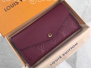 M61183 ルイヴィトン モノグラム・アンプラント 長財布 コピー 「LOUIS VUITTON」 ポルトフォイユ・サラ レディース 二つ折り財布 5色可選択 オロール