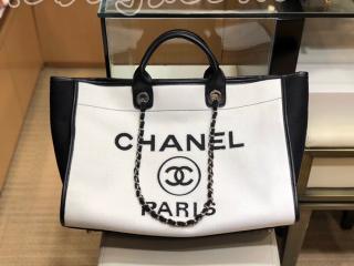 A93786 B01526 C0200 シャネル バッグ スーパーコピー CHANEL ウール フェルト & カーフスキン ラージ ショッピング バッグ レディース トートバッグ 4色可選択