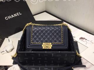 A67086 B01710 N5336 ボーイ シャネル バッグ コピー BOY CHANEL カーフスキン ハンドバッグ レディース ショルダーバッグ 4色可選択