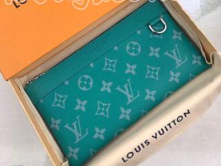 M30280 ルイヴィトン タイガ 長財布 スーパーコピー 「LOUIS VUITTON」 ポシェット・ディスカバリー PM モノグラム メンズ ラウンドファスナー財布 2色可選択 ヴェール