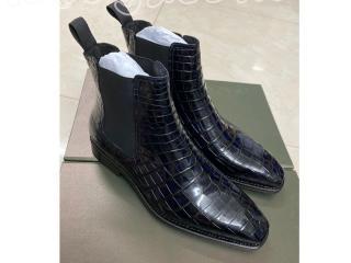 Berluti Caractere Eclair紳士靴 ベルルッティメンズ用靴 ワニ皮 サイズ：39-44を選択可