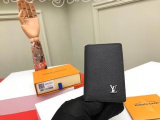 M30283 ルイヴィトン タイガ 財布 スーパーコピー 「LOUIS VUITTON」 オーガナイザー・ドゥ ポッシュ メンズ 二つ折り財布 2色可選択 ブラック