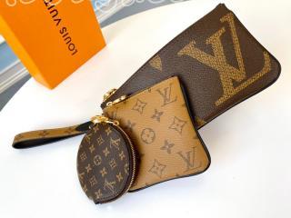 M48756 ルイヴィトン モノグラム バッグ コピー 「LOUIS VUITTON」 ポシェット・トリオ レディース クラッチバッグ