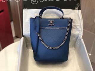 AS0577 B00377 P0681 シャネル バッグ コピー CHANEL 19SS バケット バッグ レディース ショルダーバッグ 4色可選択 ネイビー