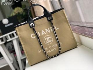 A66941-14 シャネル バッグ コピー CHANEL ショッピング バッグ ミックス ファイバー & カーフスキン レディース トートバッグ