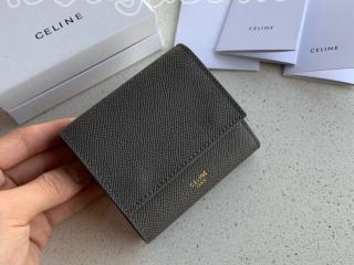 10B573BEL-S-2 セリーヌ 財布 スーパーコピー CELINE S級品 スモール トリフォールドウォレット / グレインドカーフスキン レディース 三つ折り財布 4色可選択