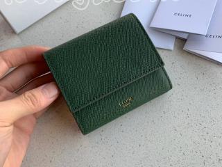 10B573BEL-S-3 セリーヌ 財布 コピー CELINE S級品 スモール トリフォールドウォレット / グレインドカーフスキン レディース 三つ折り財布 4色可選択