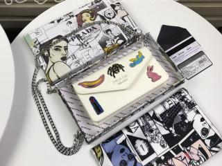 1DH044-3 プラダ バッグ コピー PRADA 19新作 Saffiano サフィアーノレザー ミニバッグ レディース ショルダーバッグ 6色可選択